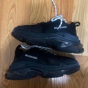Balenciaga Men’s Triple S Sneaker ‘Clear Sole - Black’